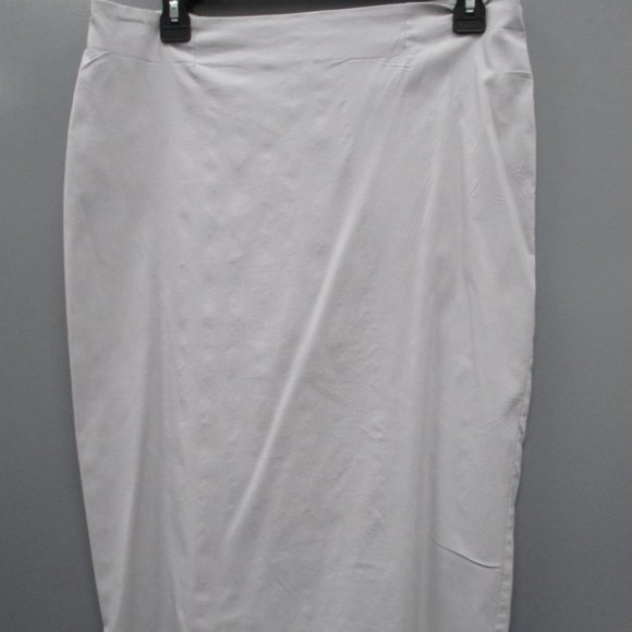 ASOS Women's Skirt Size 10 Gray Color Zipper Back Women's Skirt - Picture 2 of 10